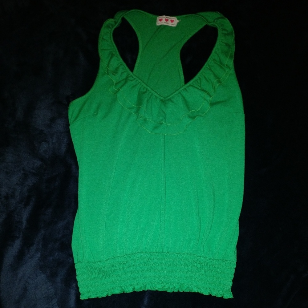 2/$7 Green blouse size large